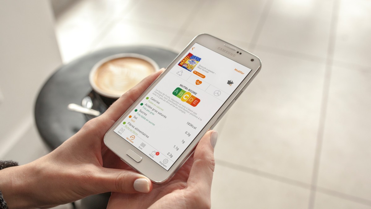 Une app pour trier correctement les produits achetés en grande surface. // Source : Eugène App Une app pour trier correctement les produits achetés en grande surface. // Source : Eugène App