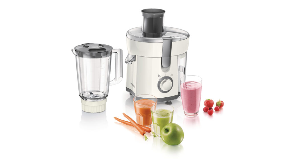 Blender et centrifugeuse Philips Viva // Source : Philips Blender et centrifugeuse Philips Viva // Source : Philips