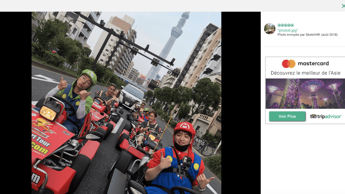 MariCar // Source : Capture TripAdvisor MariCar // Source : Capture TripAdvisor