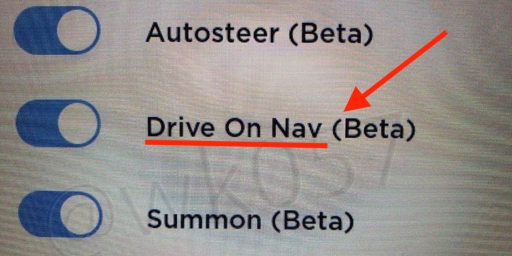 Capture d'écran de la version bêta de la nouvelle fonctionnalité d'Autopilote // Source : Electrek Capture d'écran de la version bêta de la nouvelle fonctionnalité d'Autopilote // Source : Electrek