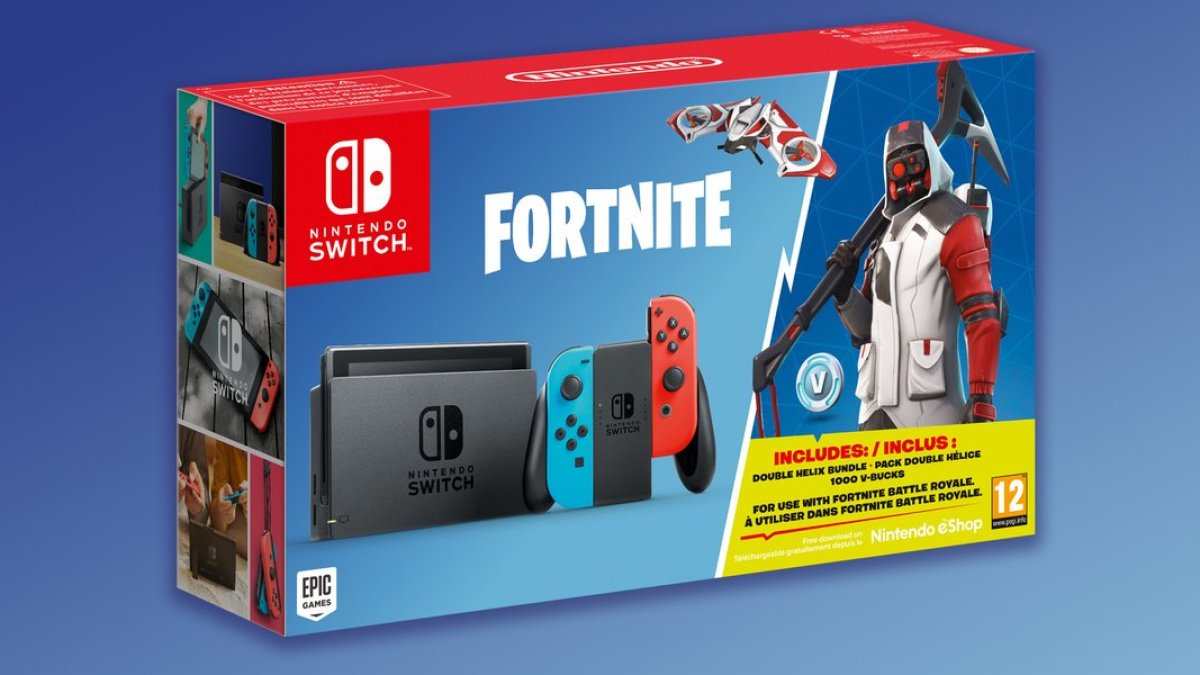 Le pack Nintendo Switch+Fortnite // Source : Twitter/Nintendo Le pack Nintendo Switch+Fortnite // Source : Twitter/Nintendo