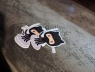 Des stickers GitHub. // Source : othree