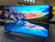 Téléviseur 8K Samsung // Source : Maxime Claudel pour Numerama