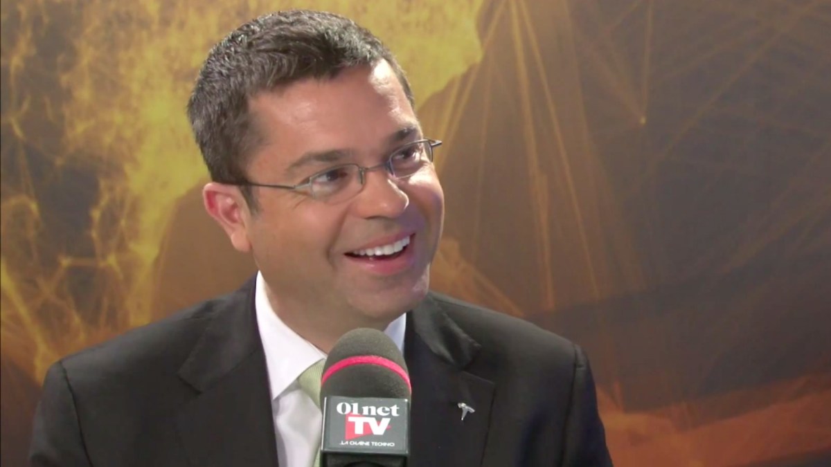 Jérôme Guillen invité de 01netTV en 2014 // Source : YouTube/01netTV Jérôme Guillen invité de 01netTV en 2014 // Source : YouTube/01netTV
