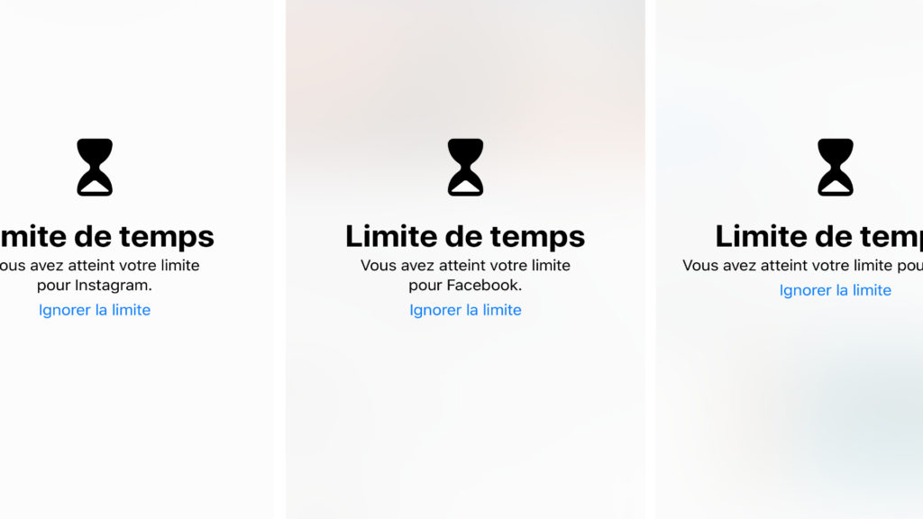 Limites d'app // Source : Numerama Limites d'app // Source : Numerama