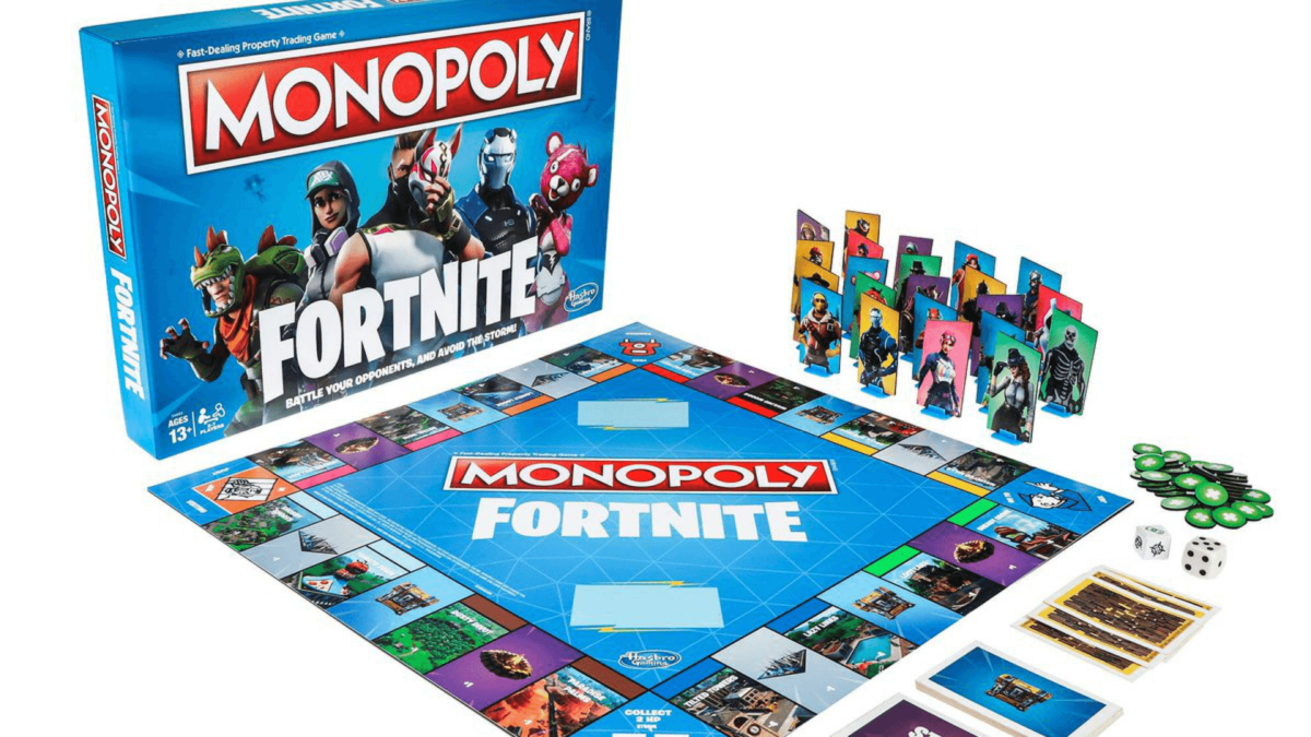 Le premier visuel du Monopoly Fortnite // Source : Twitter/DonaldMustard Le premier visuel du Monopoly Fortnite // Source : Twitter/DonaldMustard
