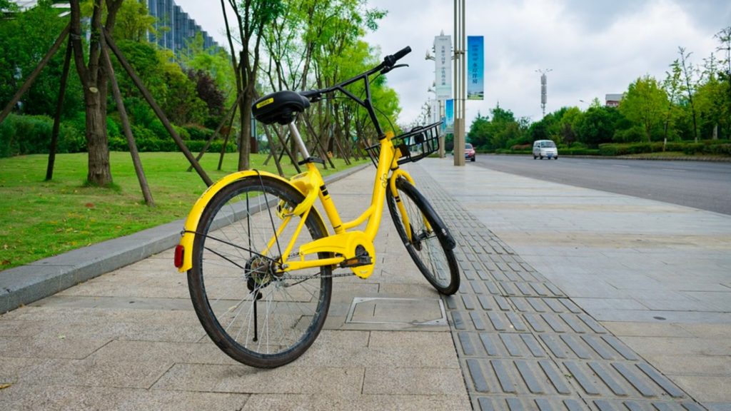 Un vélo Ofo en libre-service // Source : MaxPixel/C00