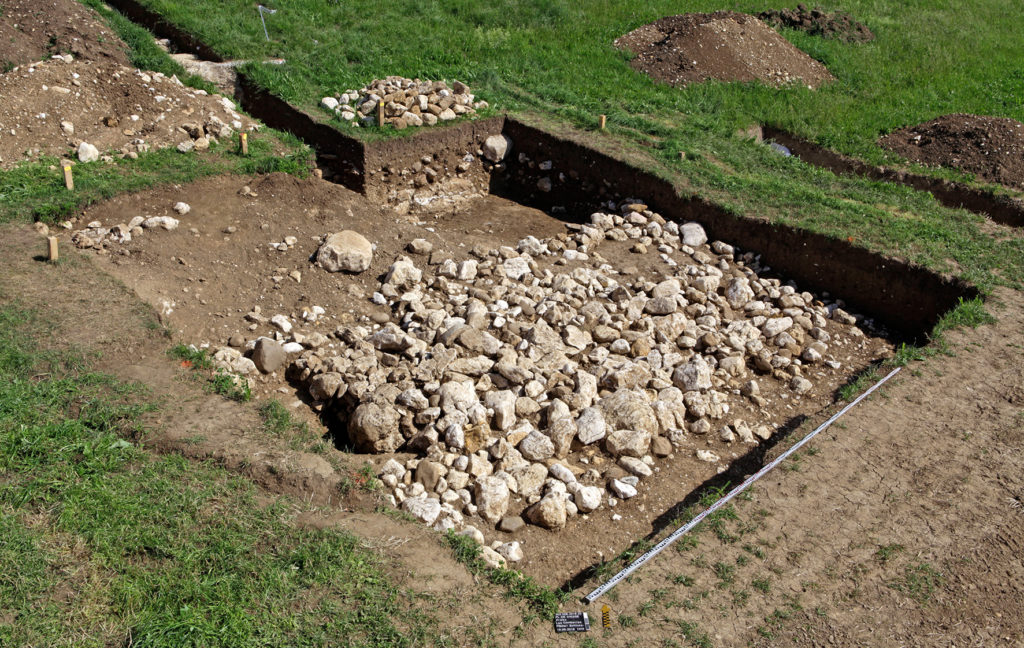 La site où a été découvert les objets // Source : Service archéologique du canton de Berne, Philippe Joner La site où a été découvert les objets // Source : Service archéologique du canton de Berne, Philippe Joner