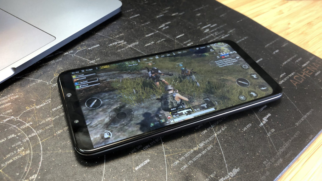 PUBG Mobile sur Pocophone F1 // Source : Numerama PUBG Mobile sur Pocophone F1 // Source : Numerama