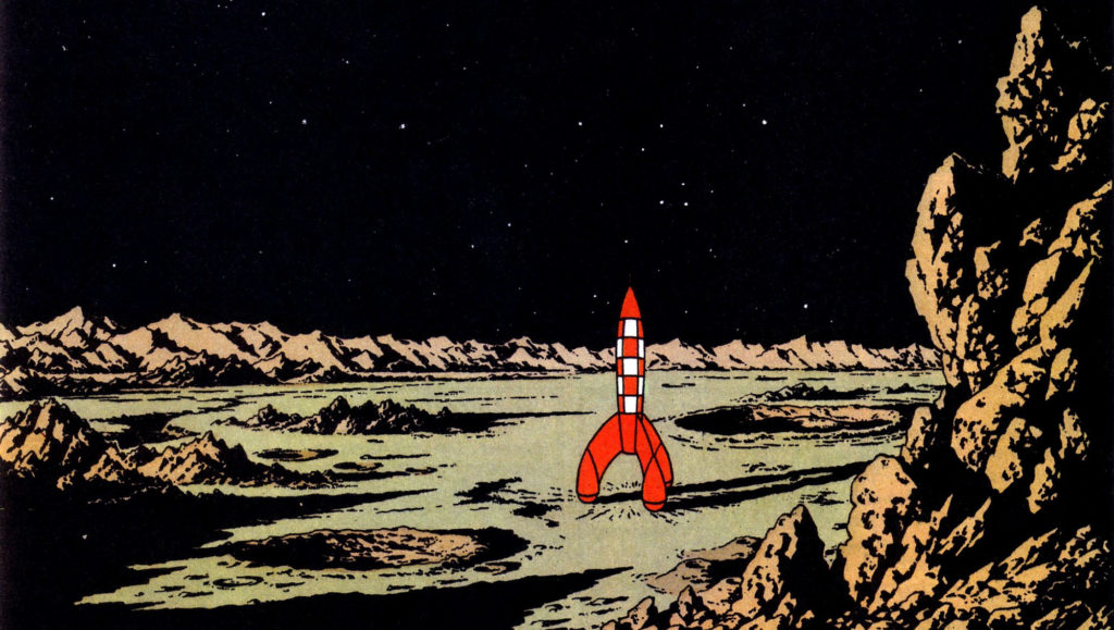 Tintin Lune Tintin Lune