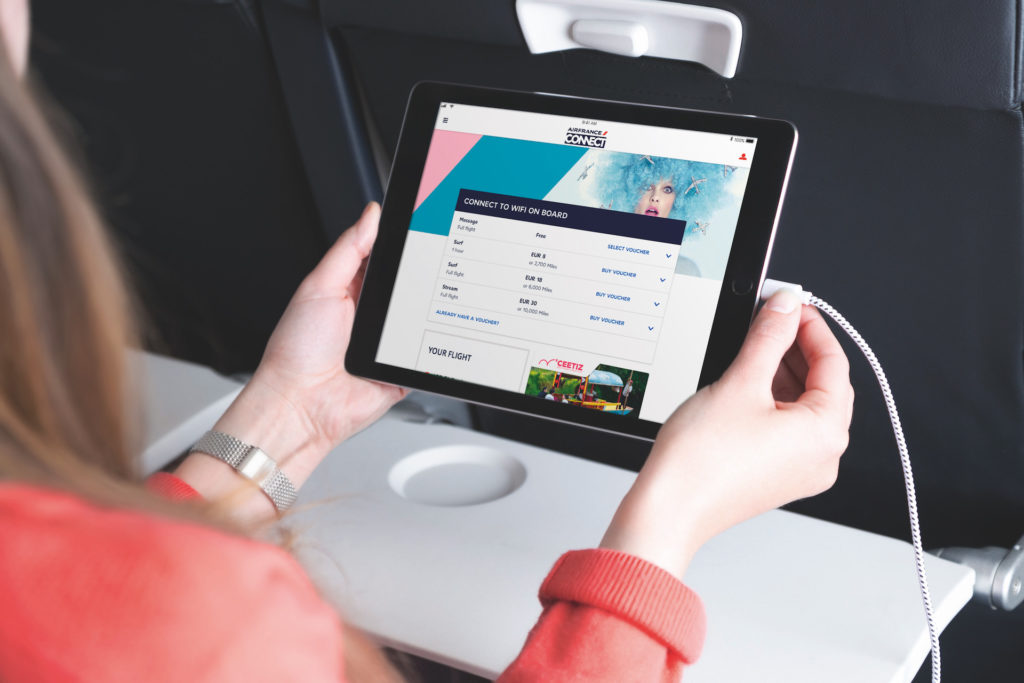 Air France Connect // Source : Air France Air France Connect // Source : Air France