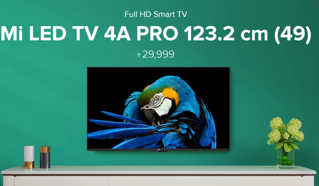 Mi LED TV 4A PRO // Source : Xiaomi Mi LED TV 4A PRO // Source : Xiaomi