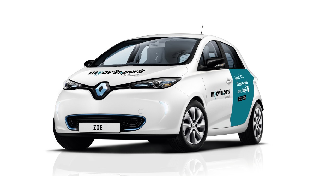 Renault ZOE Moov'in.Paris // Source : Renault Renault ZOE Moov'in.Paris // Source : Renault