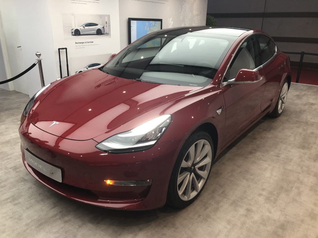 Tesla Model 3 // Source : Numerama Tesla Model 3 // Source : Numerama