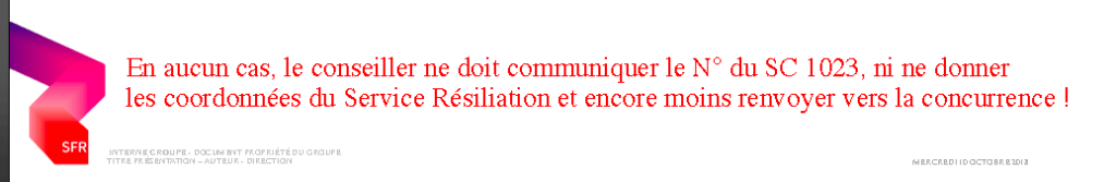 Mémo interne SFR publié par les Jours // Source : Les Jours Mémo interne SFR publié par les Jours // Source : Les Jours