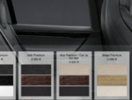 Options d'intérieur pour les Tesla // Source : Tesla