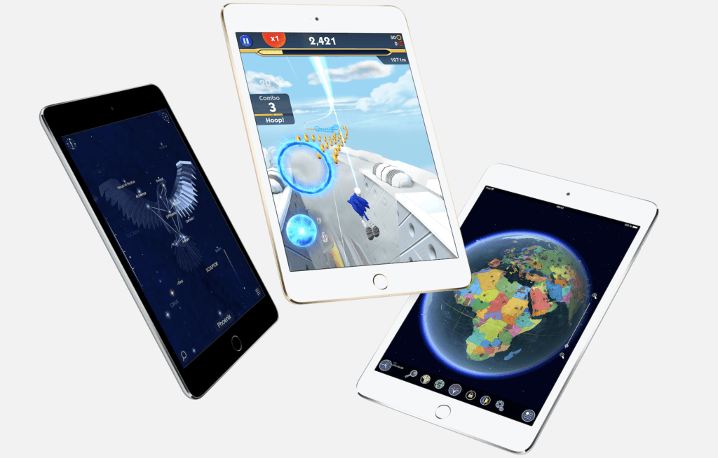 iPad mini 4 // Source : Apple iPad mini 4 // Source : Apple