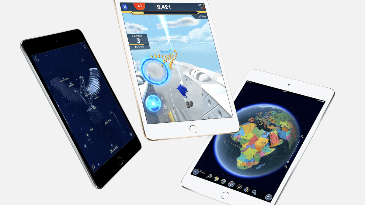 iPad mini 4 // Source : Apple iPad mini 4 // Source : Apple