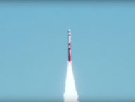 Lancement de la fusée Zhuque-1 de LandSpace // Source : Youtube- SciNews/China Central Television