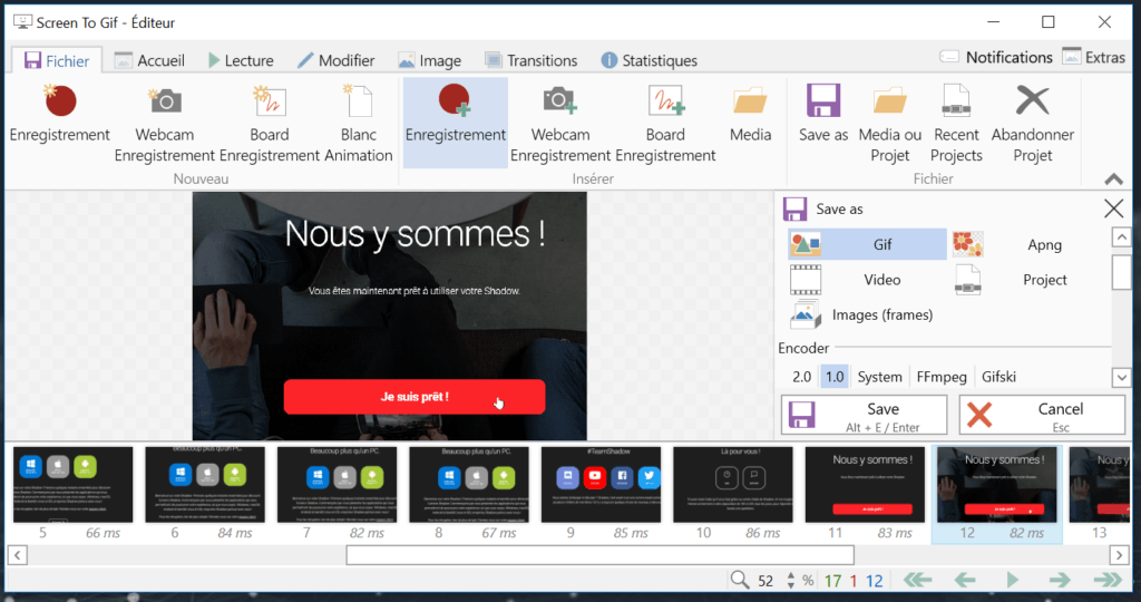 ScreenToGif, laid mais puissant // Source : Numerama