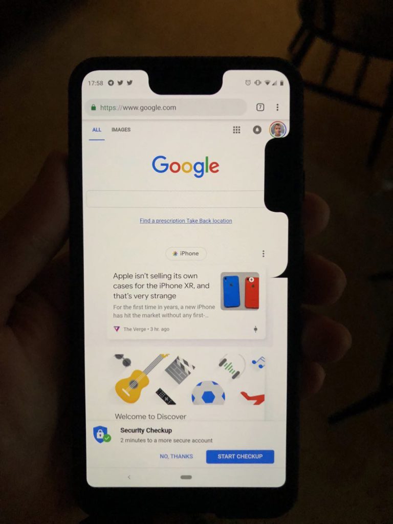 Le bug // Source : Kyle Gutschow sur Twitter Le bug // Source : Kyle Gutschow sur Twitter