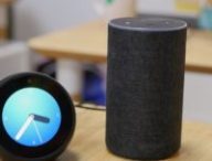L'Amazon Spot à gauche, l'Echo à droite // Source : Ulrich Rozier / Numerama