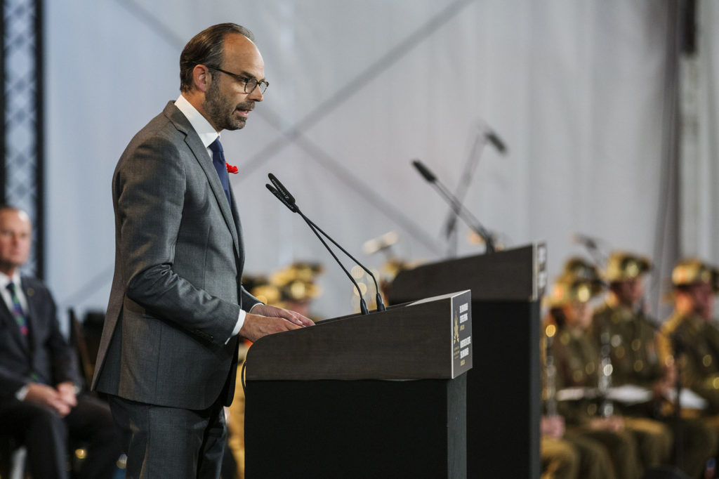Édouard Philippe. // Source : Department of Veterans' Affairs (Australia) Édouard Philippe. // Source : Department of Veterans' Affairs (Australia)
