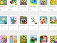 Un aperçu des applications destinées aux moins de cinq ans sur Google Play. // Source : Capture d'écran Google Play / Numerama