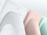 Les 4 coloris du Google Home Hub // Source : Google