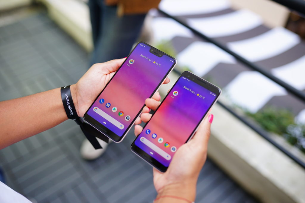 Pixel 3 XL et Pixel 3 // Source : Numerama Pixel 3 XL et Pixel 3 // Source : Numerama
