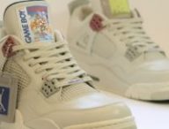 Les Jordan IV X Gameboy, disponibles en 4 exemplaires // Source : Freaker Sneaks