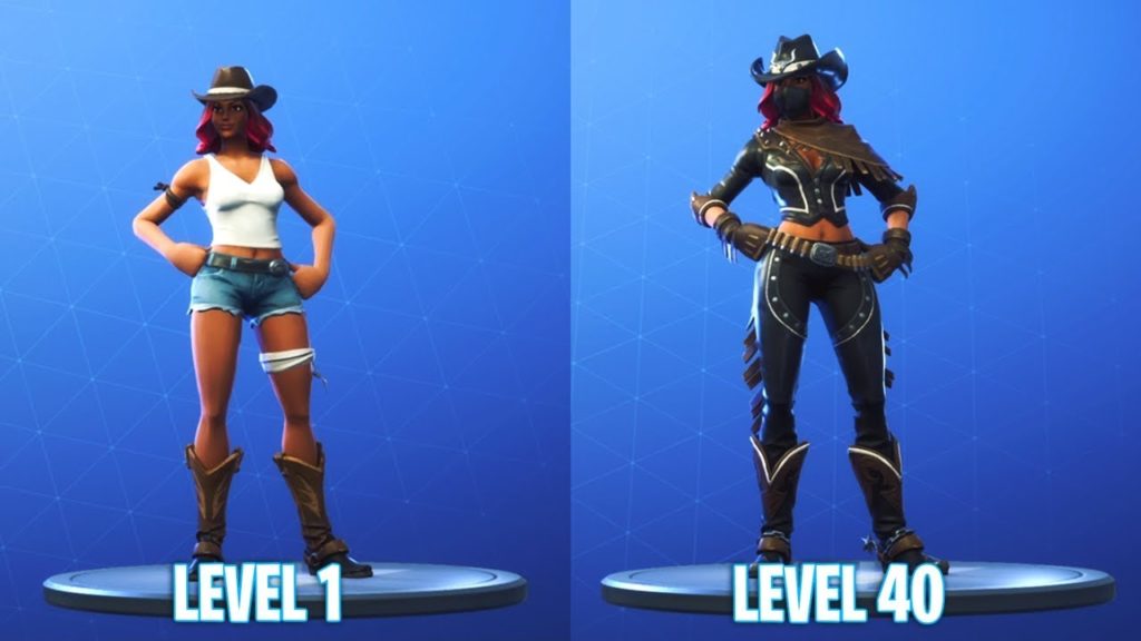 Différents looks d'un skin Calamity // Source : YouTube