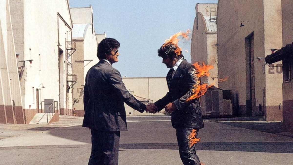 La pochette de Wish You Were Here // Source : Pink Floyd La pochette de Wish You Were Here // Source : Pink Floyd