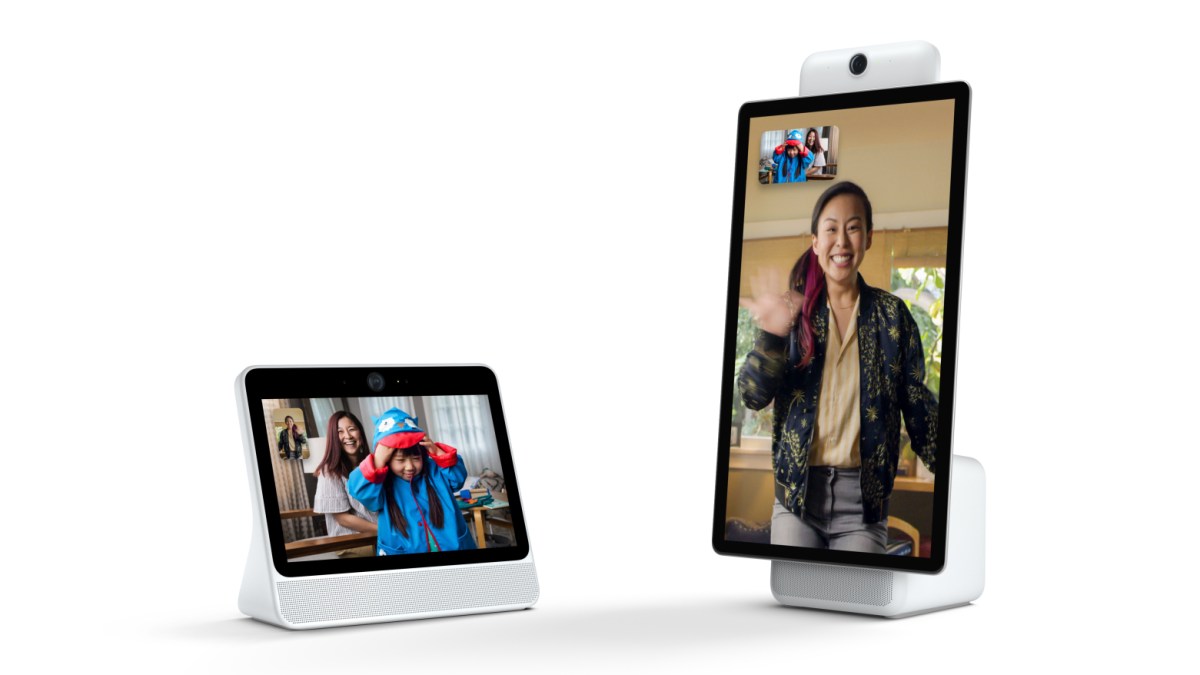 Facebook Portal et Portal+ // Source : Facebook Facebook Portal et Portal+ // Source : Facebook