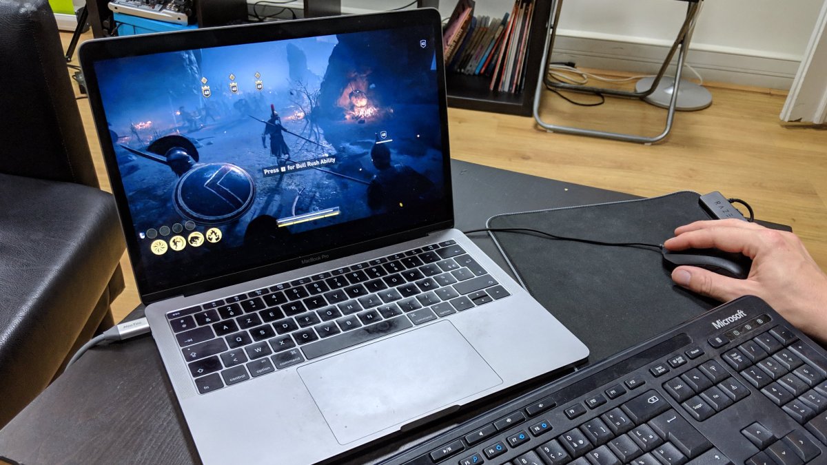 Assassin's Creed Odyssey sur Project Stream // Source : Numerama Assassin's Creed Odyssey sur Project Stream // Source : Numerama