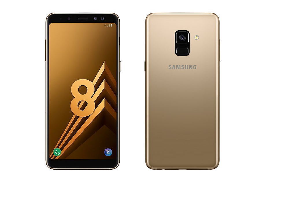 Le smartphone Galaxy A8 de Samsung. // Source : Samsung
