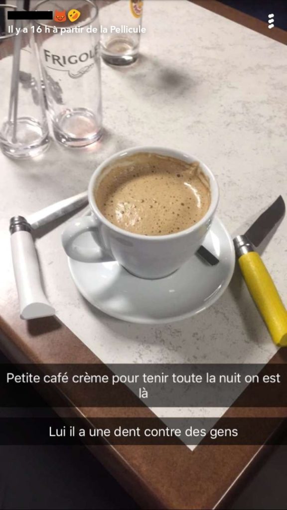 Des snaps relayés par Aissa. // Source : Capture d'écran Snapchat / Numerama Des snaps relayés par Aissa. // Source : Capture d'écran Snapchat / Numerama