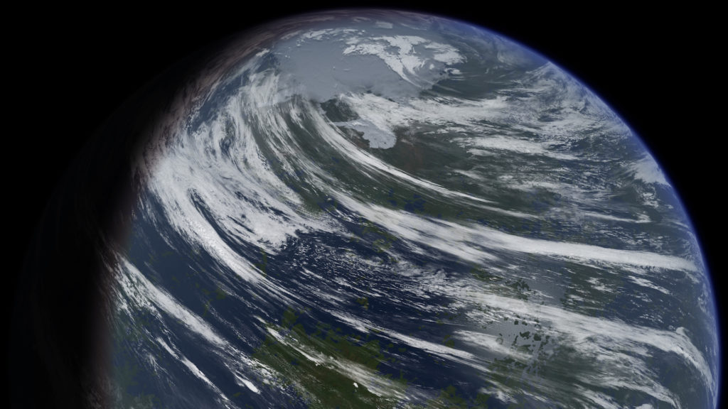 La terraformation de Venus. // Source : Wikimedia/CC/Ittiz (photo recadrée) La terraformation de Venus. // Source : Wikimedia/CC/Ittiz (photo recadrée)