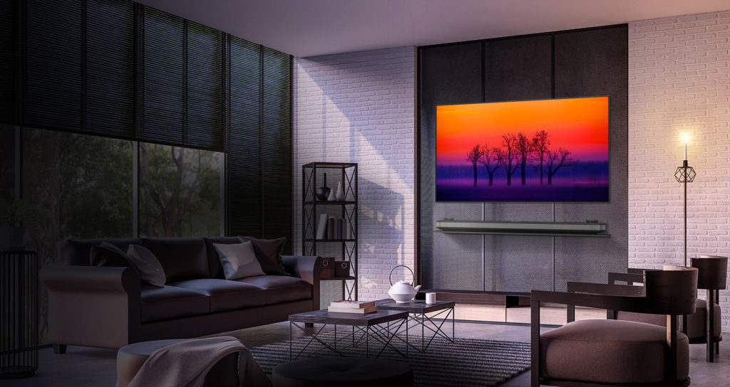 Télé OLED LG Signature W8 // Source : LG Télé OLED LG Signature W8 // Source : LG