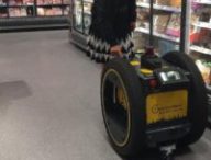 Le robot dans un Franprix // Source : Franprix
