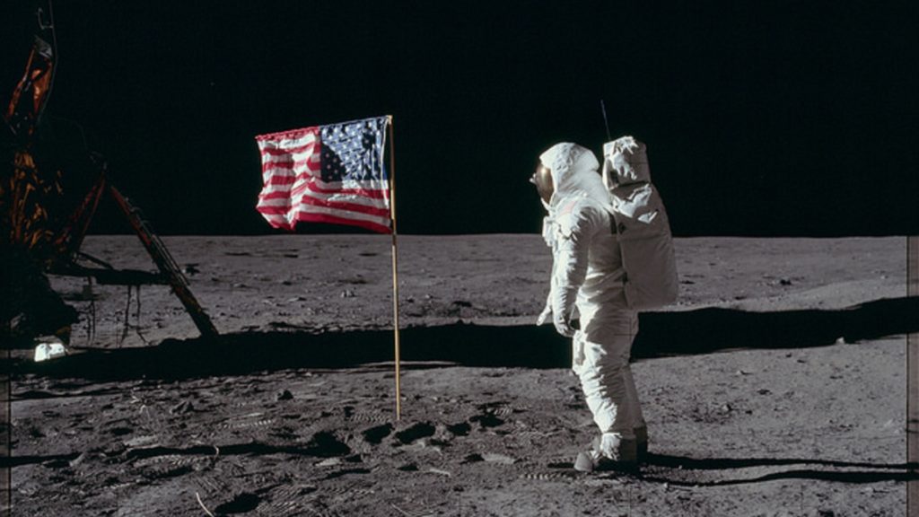 Image de la mission Apollo 11, qui a eu lieu en juillet 1969. // Source : NASA Image de la mission Apollo 11, qui a eu lieu en juillet 1969. // Source : NASA