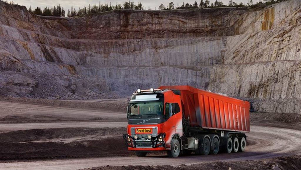 Camion autonome Volvo de transport. // Source : Volvo Camion autonome Volvo de transport. // Source : Volvo