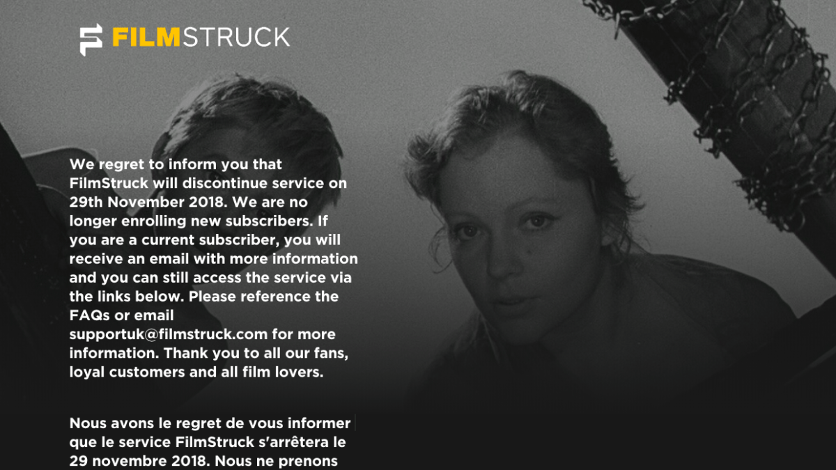 FilmStruck // Source : filmStruck.com FilmStruck // Source : filmStruck.com