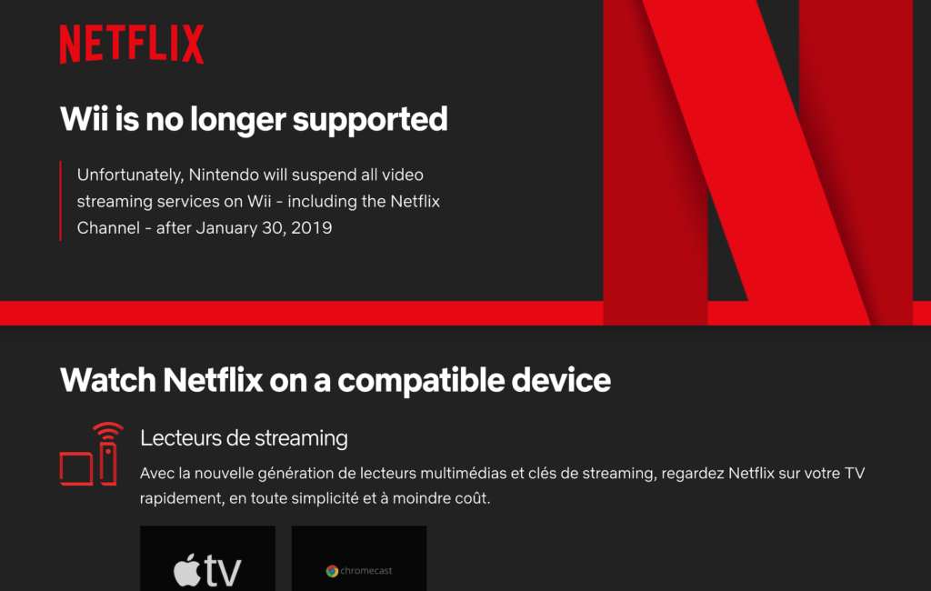 Annonce de Nintendo // Source : Netflix Annonce de Nintendo // Source : Netflix
