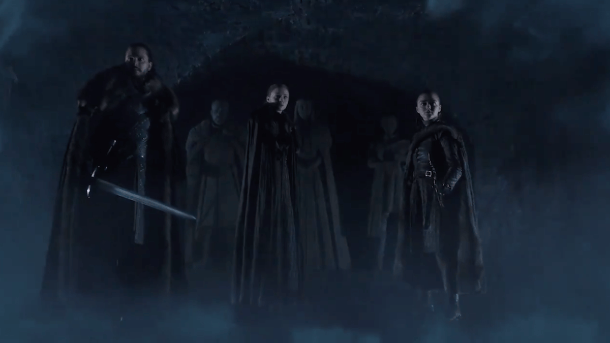 Capture d'écran du teaser de GOT saison 8 // Source : Twitter/Game of Thrones Capture d'écran du teaser de GOT saison 8 // Source : Twitter/Game of Thrones