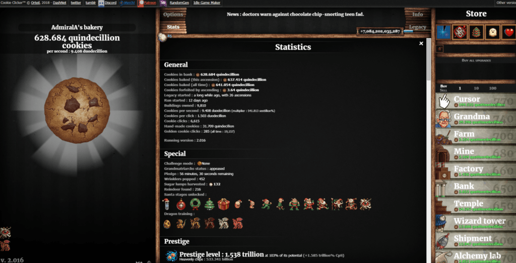La partie de jeu d'AdmiralA. // Source : AdmiralA