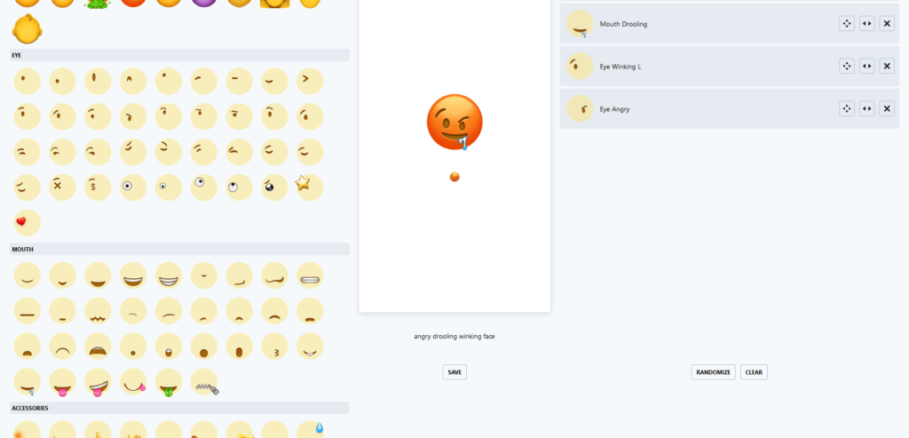 Emoji Builder random Emoji Builder random