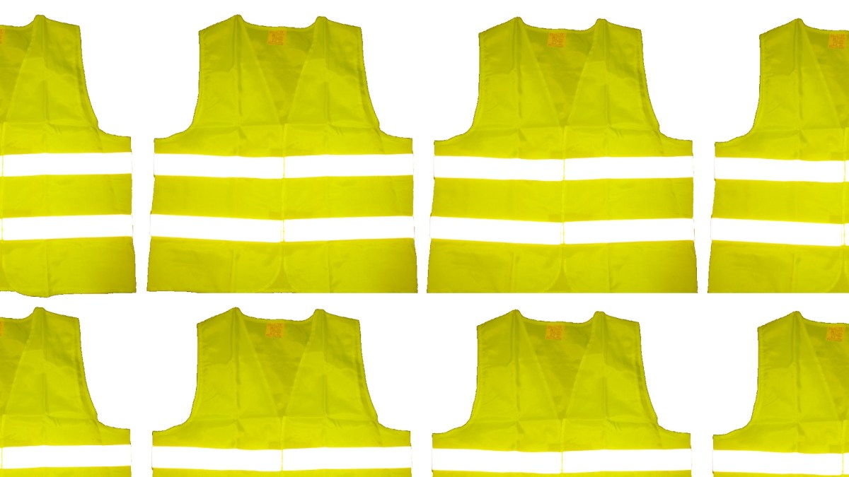 Le signe de ralliement du mouvement : le gilet jaune. // Source : Wikipédia / Numerama Le signe de ralliement du mouvement : le gilet jaune. // Source : Wikipédia / Numerama