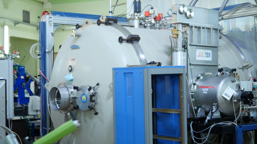 L'un des simulateurs de la station d'étalonnage. // Source : Louise Audry pour Numerama