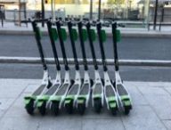 Des trottinettes Lime à Paris // Source : Marie Turcan pour Numerama